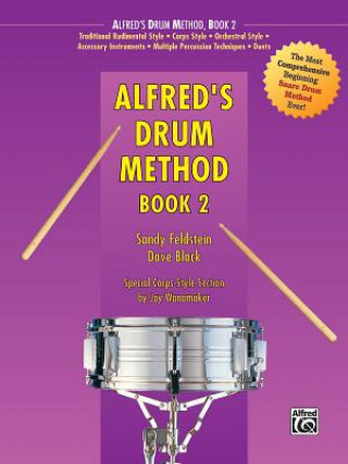 Buch ALFREDS DRUM METHOD BK 2 S & BLACK FELDSTEIN