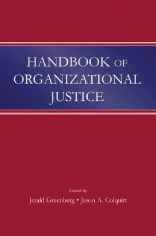 Carte Handbook of Organizational Justice Jerald Greenberg