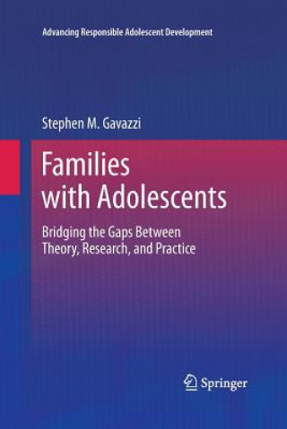 Kniha Families with Adolescents Stephen Gavazzi