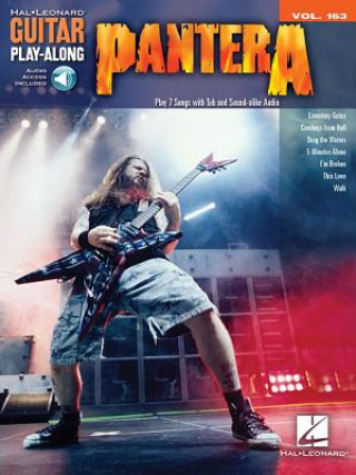 Knjiga Pantera Guitar Play-Along Vol.163 PANTERA