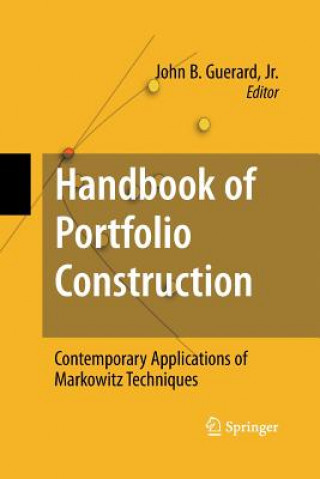 Książka Handbook of Portfolio Construction Jr. Guerard