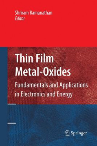 Kniha Thin Film Metal-Oxides Shriram Ramanathan