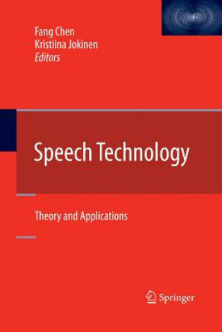 Książka Speech Technology Fang Chen