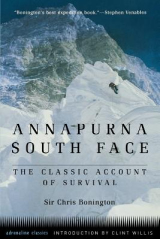 Carte Annapurna South Face Sir Chris Bonington