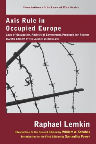Carte Axis Rule in Occupied Europe Raphael Lemkin