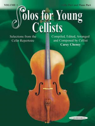 Book SUZUKI SOLOS YOUNG CELLISTS 1 VCPNO Carey Cheney