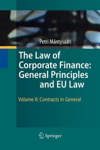 Kniha Law of Corporate Finance: General Principles and EU Law Petri Mantysaari
