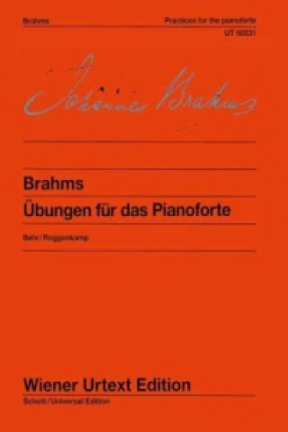 Carte 51 EXERCISES FOR THE PIANO WOO 6 WITH 30 JOHANNES BRAHMS
