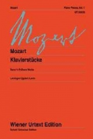 Buch PIANO PIECES VOLUME 1 EARLY WORKS WOLFGANG AMA MOZART