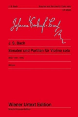Kniha SONATAS & PARTITAS BWV 10011006 JOHANN SEBASTI BACH