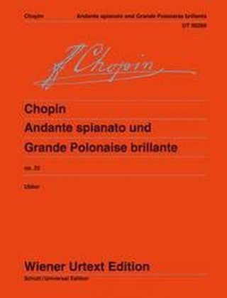 Kniha ANDANTE SPIANATO & POLONAISE BRILLANTE O FR D RIC CHOPIN