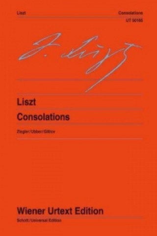 Книга CONSOLATIONS FRANZ LISZT