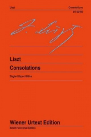 Book CONSOLATIONS FRANZ LISZT