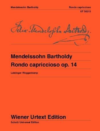 Materiale tipărite Rondo capriccioso MENDELSSOHN BARTHOLD