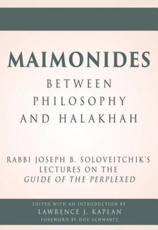 Kniha Maimonides - Between Philosophy and Halakhah 