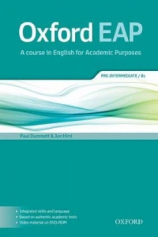 Kniha Oxford EAP: Pre-Intermediate / B1: Student's Book and DVD-ROM Pack Paul Dummett