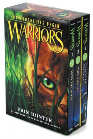 Book Warriors Box Set: Volumes 1 to 3: Into the Wild, Fire and Ice, Forest of Secrets Erin Hunter