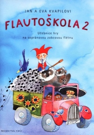 Kniha Flautoškola 2 Učebnice hry na sopránovou zobcovou flétnu Jan Kvapil
