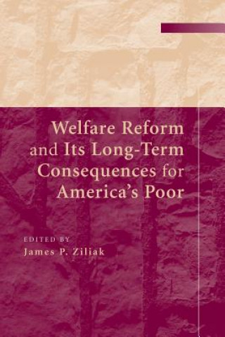 Kniha Welfare Reform and its Long-Term Consequences for America's Poor James P. Ziliak