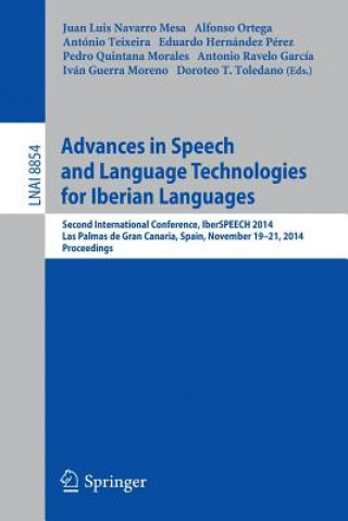 Könyv Advances in Speech and Language Technologies for Iberian Languages Iván Guerra Moreno