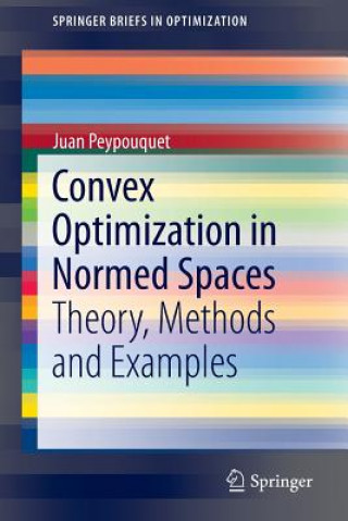 Könyv Convex Optimization in Normed Spaces Juan Peypouquet