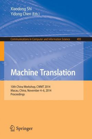 Knjiga Machine Translation Yidong Chen