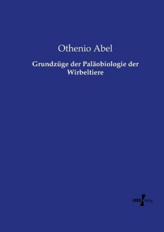 Carte Grundzuge der Palaobiologie der Wirbeltiere Othenio Abel