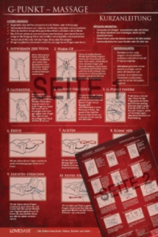 Joc / Jucărie G-Punkt Massage Kurzanleitung (2022) - 23 Massage-Techniken für mehr Genuss beim Sex - Praktische Schnellübersicht und Spickzettel - Yella Cremer