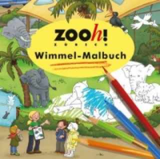 Kniha Zoo Zürich Wimmel-Malbuch Carolin Görtler