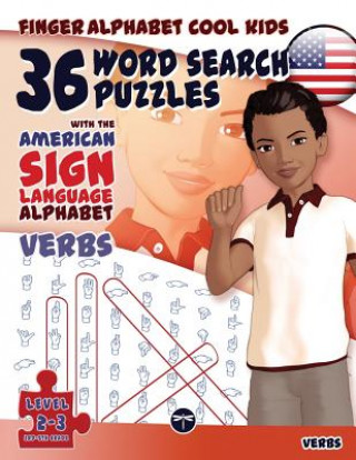 Kniha 36 Word Search Puzzles  - American Sign Language Alphabet - Verbs Lassal