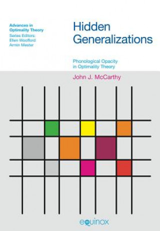 Livro Hidden Generalizations John J. McCarthy