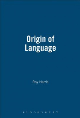 Kniha Origin Of Language Roy Harris