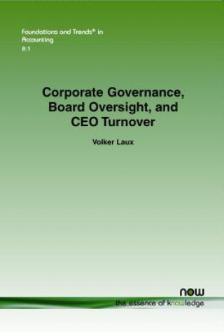 Könyv Corporate Governance, Board Oversight, and CEO Turnover Laux Volker