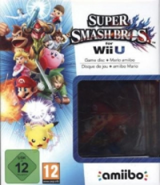 Kniha Super Smash Bros., Nintendo Wii U-Spiel + amiibo Smash Figur 