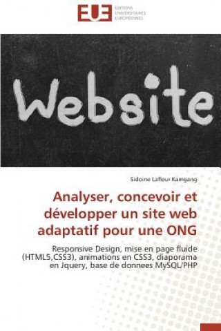 Kniha Analyser, Concevoir Et D velopper Un Site Web Adaptatif Pour Une Ong Kamgang-S