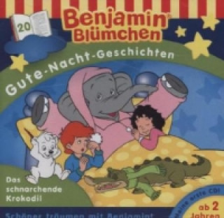 Audio Benjamin Blümchen, Gute-Nacht-Geschichten - Das schnarchende Krokodil, 1 Audio-CD Benjamin Blümchen