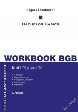 Carte Workbook BGB Band I Werner Unger