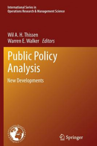 Book Public Policy Analysis Wil A. H. Thissen