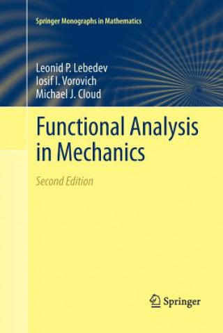 Kniha Functional Analysis in Mechanics Leonid P. Lebedev
