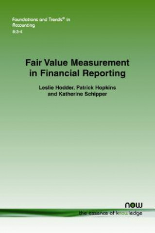 Kniha Fair Value Measurement in Financial Reporting Leslie Hodder