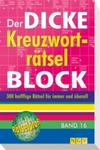 Carte Der dicke Kreuzworträtsel-Block. Bd.16 