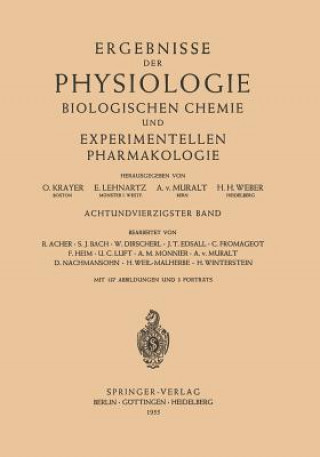 Kniha Ergebnisse Der Physiologie Biologischen Chemie Und Experimentellen Pharmakologie O. Krayer