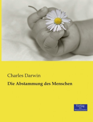 Książka Abstammung des Menschen Professor Charles Darwin