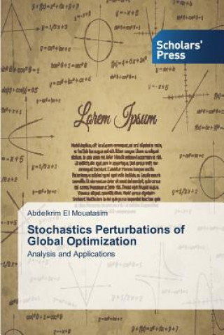 Kniha Stochastics Perturbations of Global Optimization El Mouatasim Abdelkrim