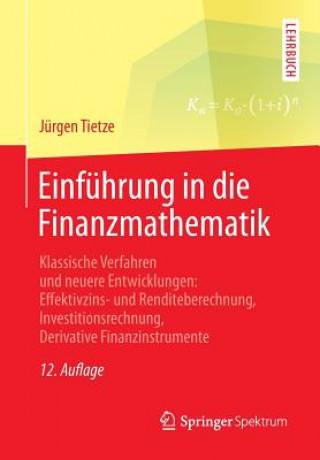 Carte Einfuhrung in die Finanzmathematik Jürgen Tietze