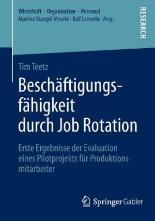 Kniha Beschaftigungsfahigkeit durch Job Rotation Tim Teetz