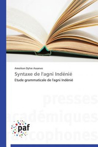 Book Syntaxe de l'Agni Indenie Assanvo-A