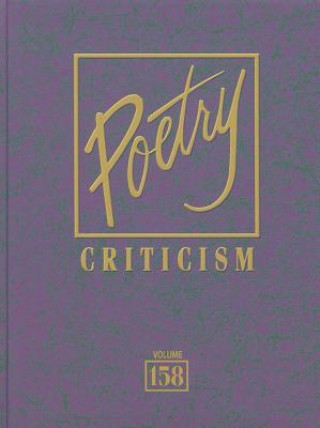 Book Poetry Criticism, Volume 158 Lawrence J. Trudeau