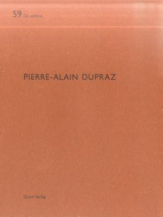 Kniha Pierre-Alain Dupraz: De aedibus 59 Wirz