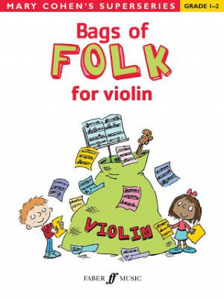 Książka Bags of Folk for Violin Mary Cohen